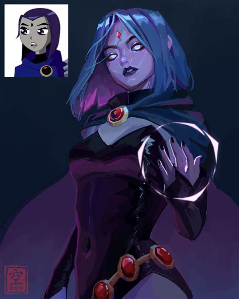 raven teen titans pussy|ArtStation